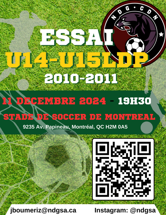 Essai U14-U15 LDP