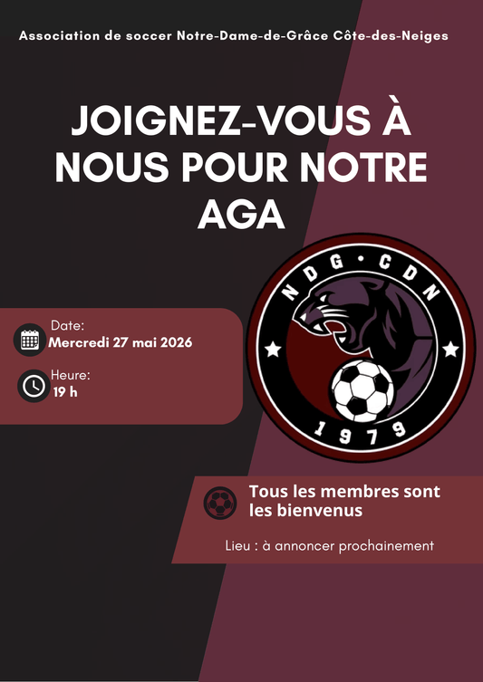 JOIGNEZ-VOUS À  NOUS POUR NOTRE  AGA