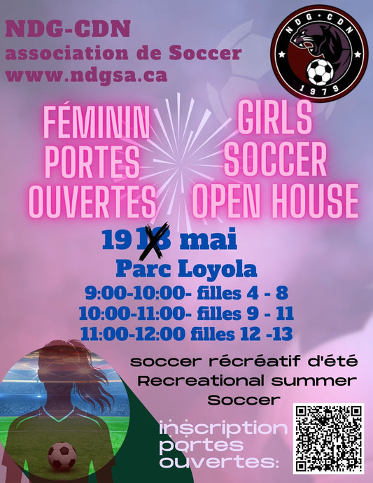 Portes Ouvertes Feminin - Girls Soccer Open House