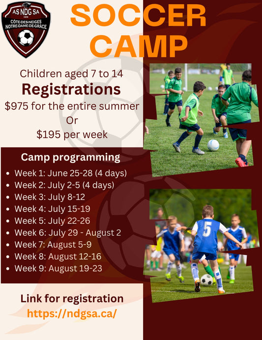 Register for Soccer Camp
