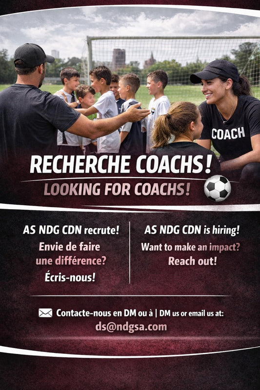 À la recherche d'entraîneurs / Looking for coaches