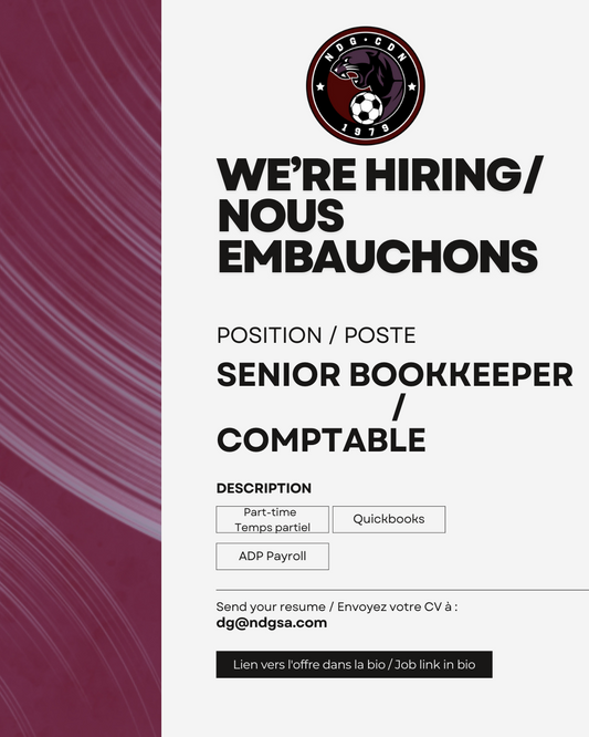 Nous Embauchons / We're Hiring